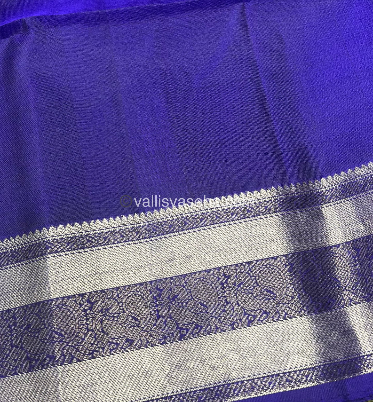 Pure Soft Silk Saree - Violetish Blue Shade - VVPSS063