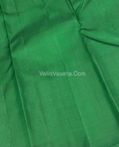 Pure Kanchipuram Silk Saree - Thalampoo - VVPS029