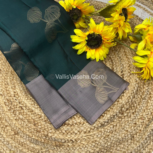 Half Mix - Pure Soft Silk Saree - VVPSS030