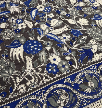 Pure Kalamkari Cotton Saree - VVPKC002