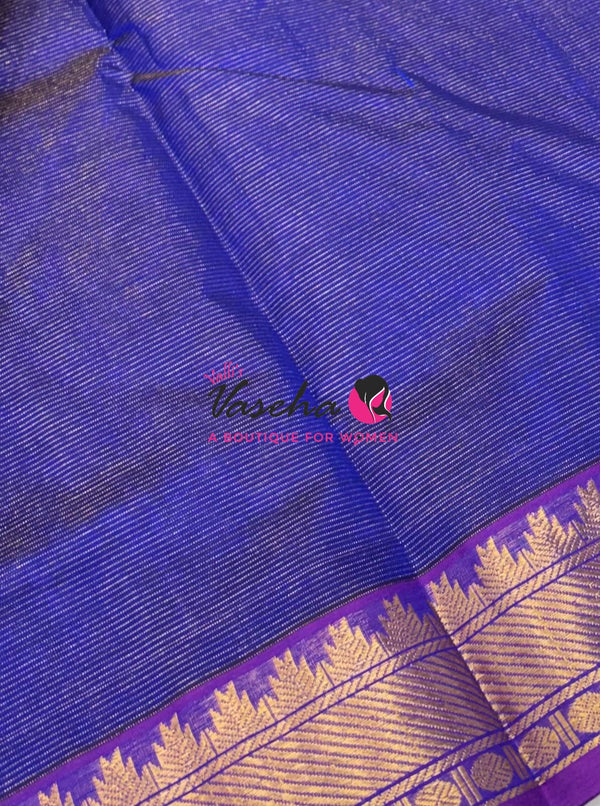 Pure Silk Cotton Saree - Vairavoosi Design - VVSCV005
