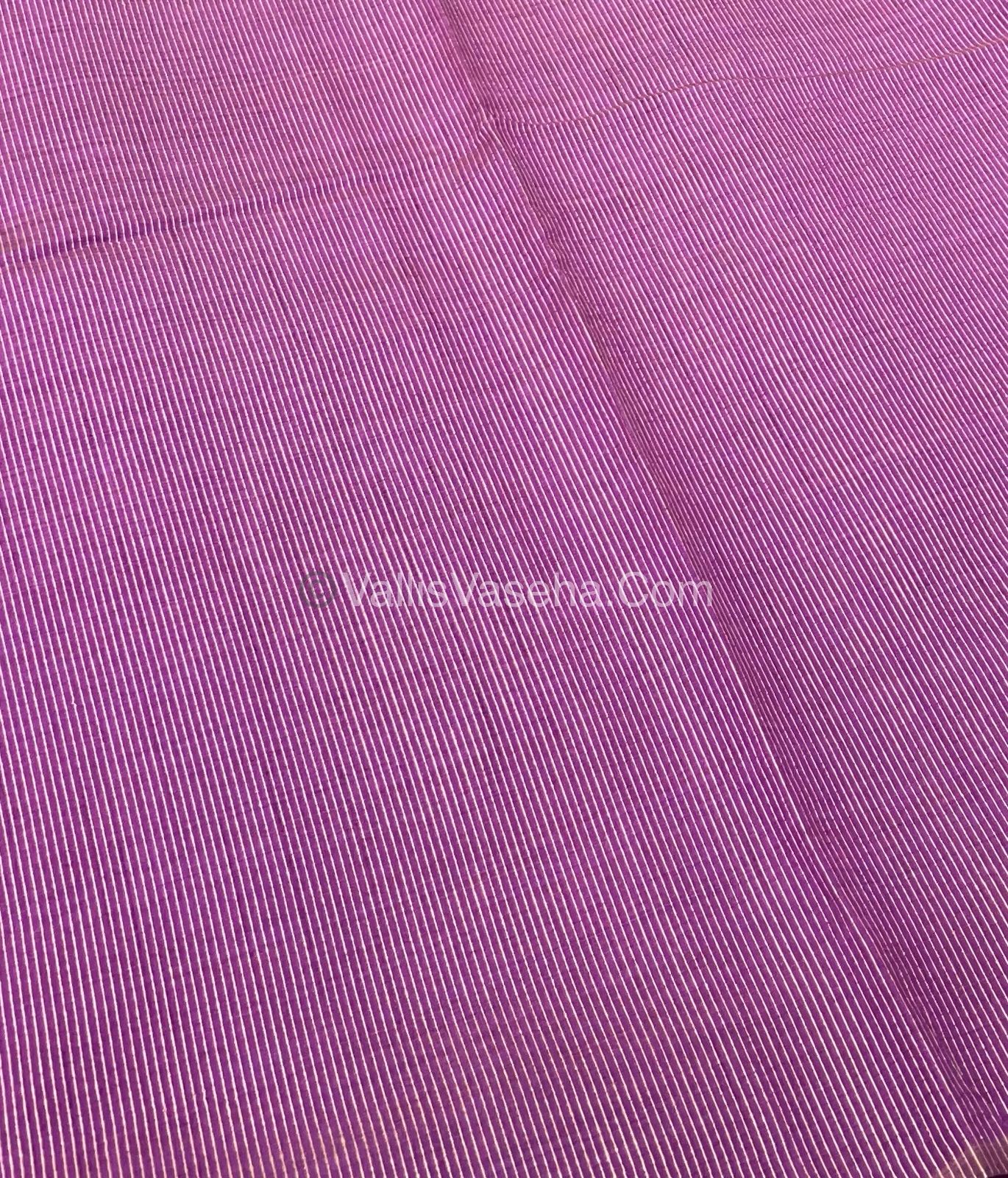 Semi Tussar Silk Saree - Purple Shade - VVSTS016