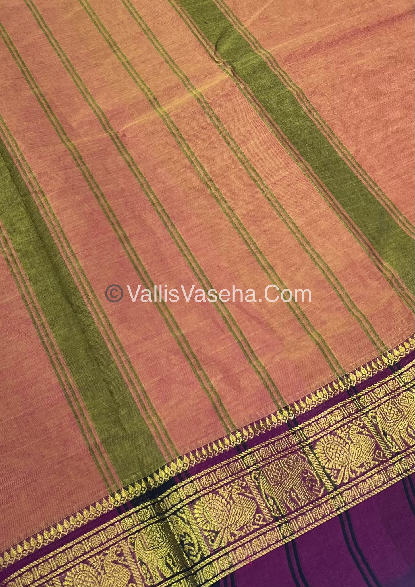 10 Yards - Kanchi Cotton Saree - VVKC901
