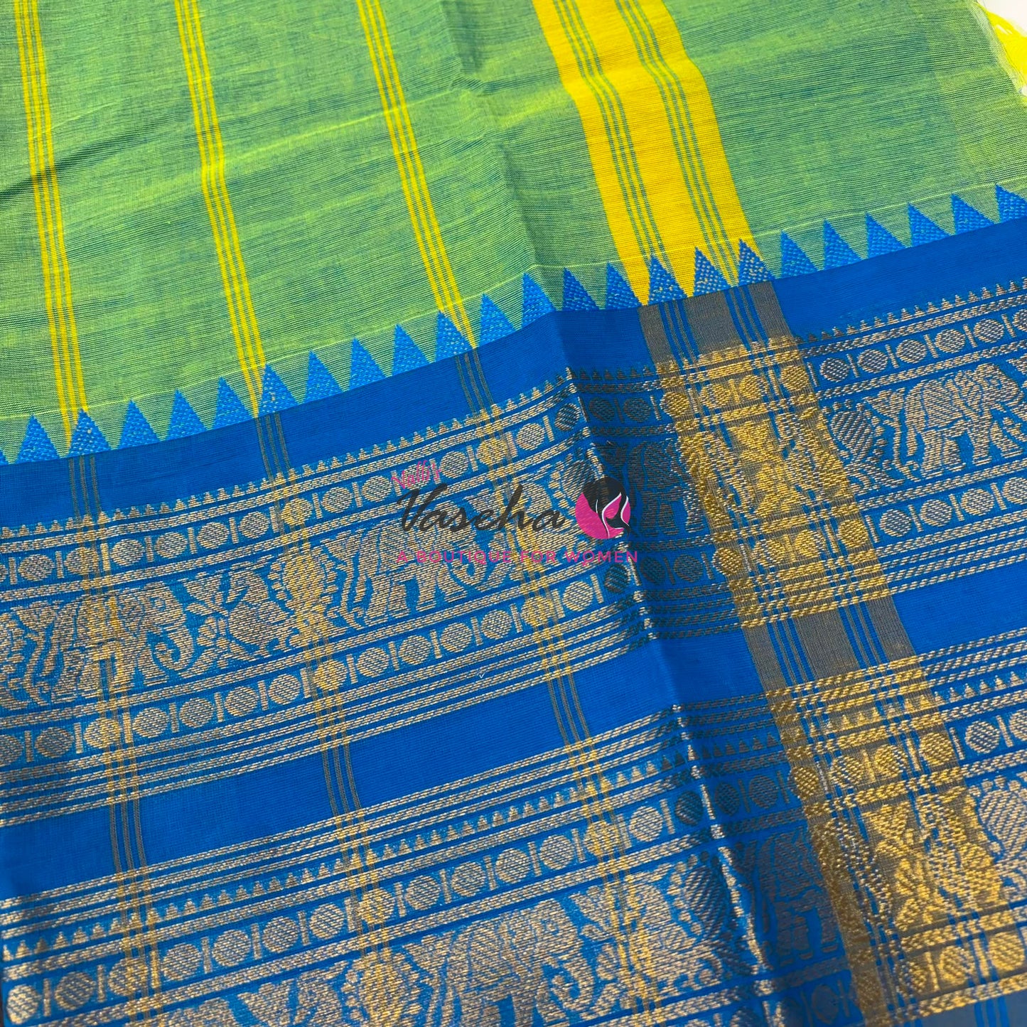 Kanchi Cotton Saree - VVKCS019