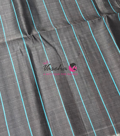 Pure Soft Silk Saree /Jute Duppion Silk - VVPJS001