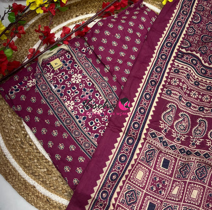 Ready Made | Anarkali Set  |Salwar, Kameez & Duppatta(3pc)|Cotton |VVRMS029