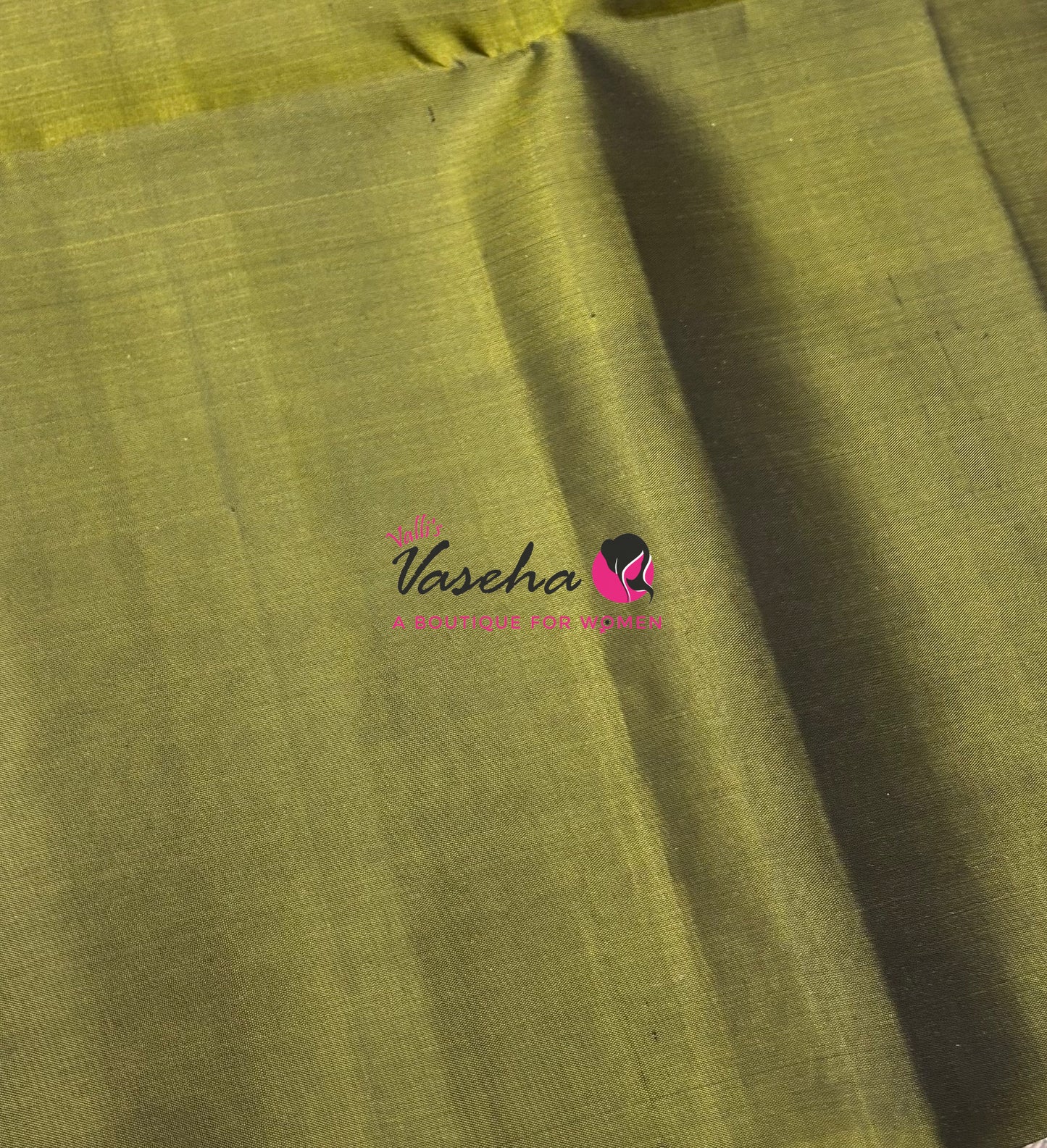 Pure Soft Silk Saree - Blue With Mahendi Green - VVPSS072