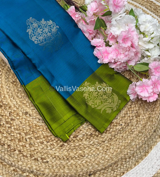 Half Mix - Pure Soft Silk Saree - VVPSS040