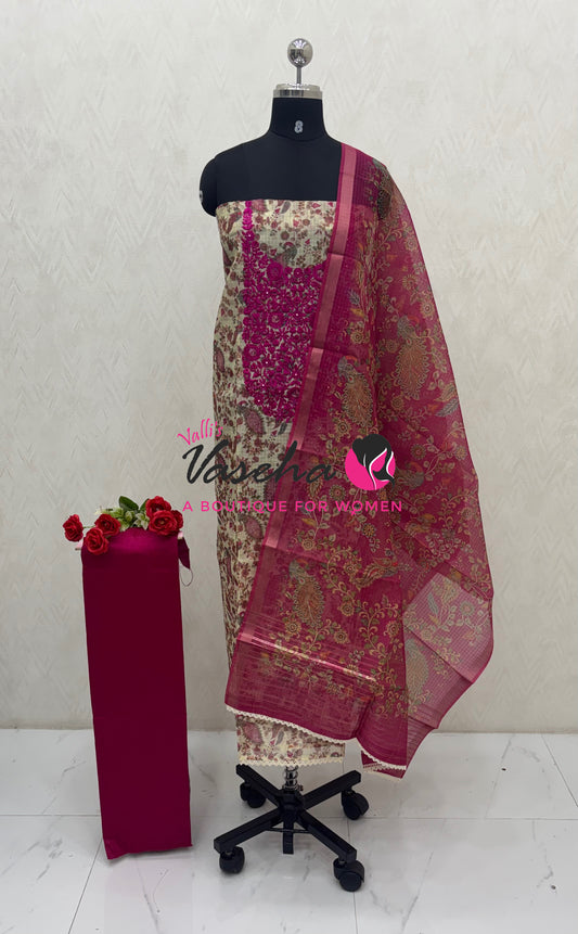 Unstitched Material | Kota Material - VVUSM083