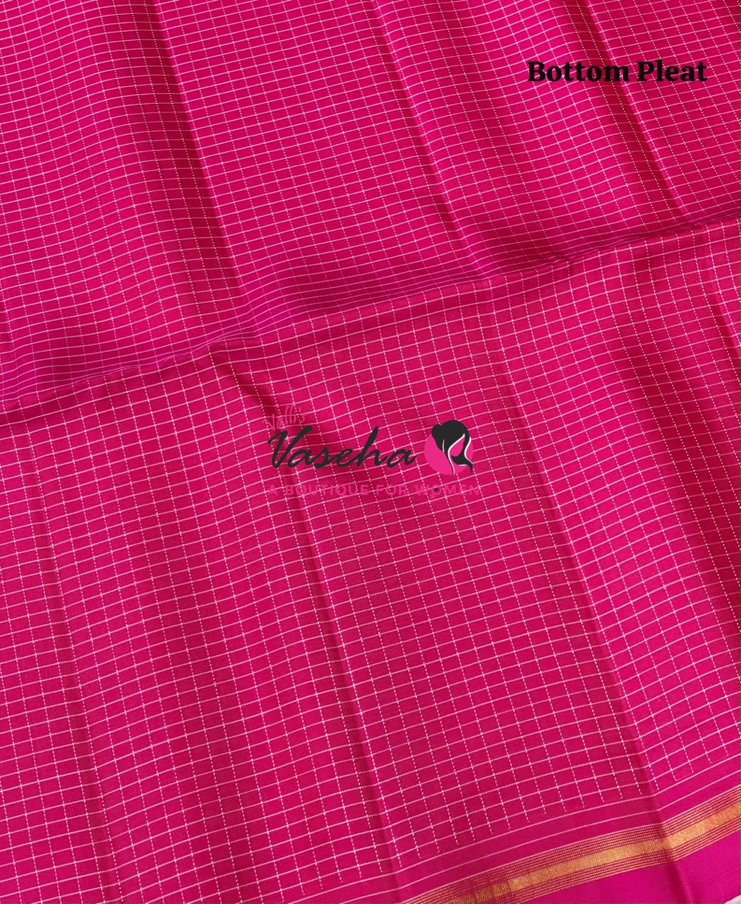 Pure Soft Silk Saree - Partly Pallu -  Half & Half Saree - VVPSS142