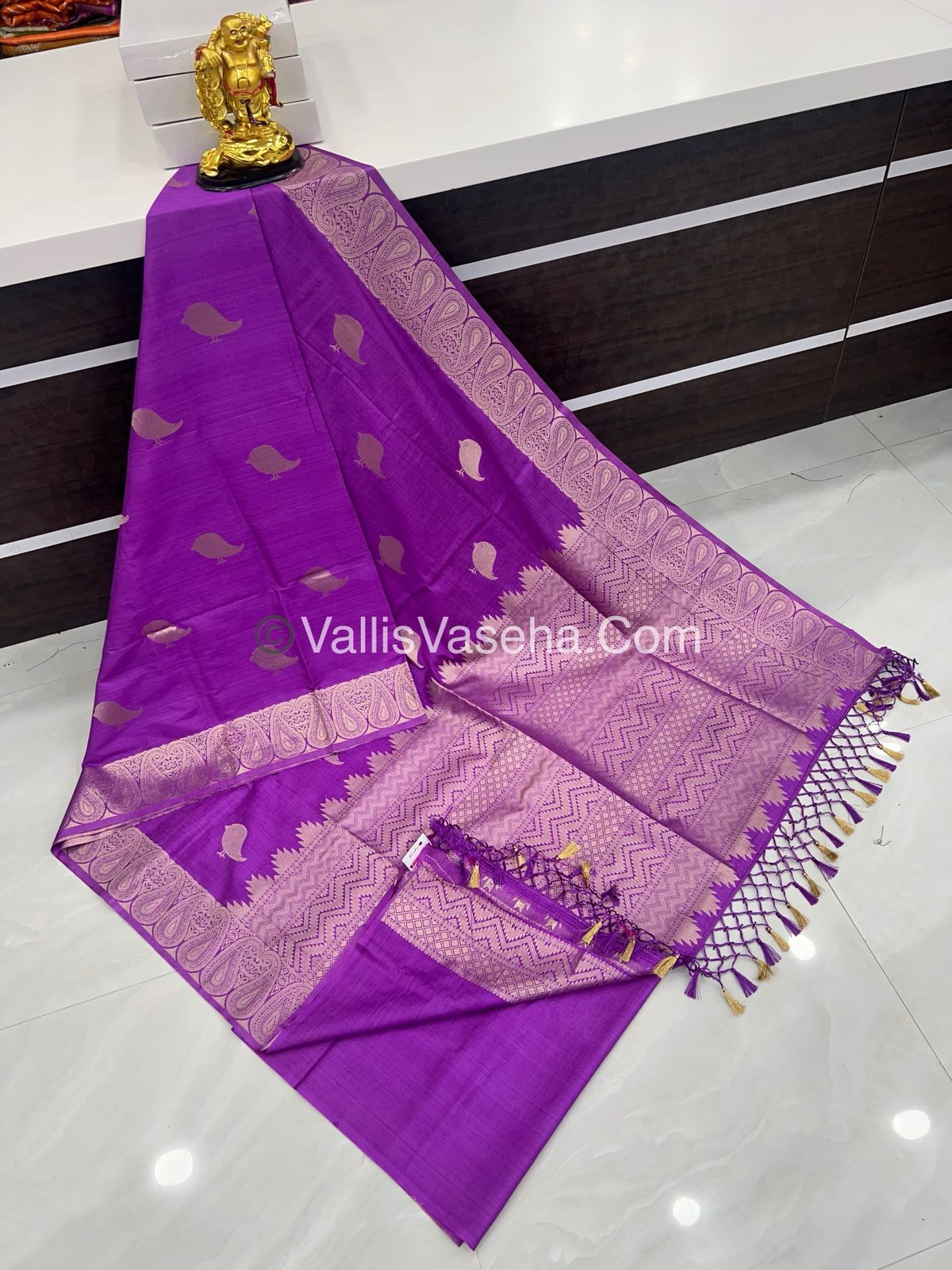 Banarasi - Heritage Silk - Semi Kathan Silk - Lavender Shade - VVBHS005