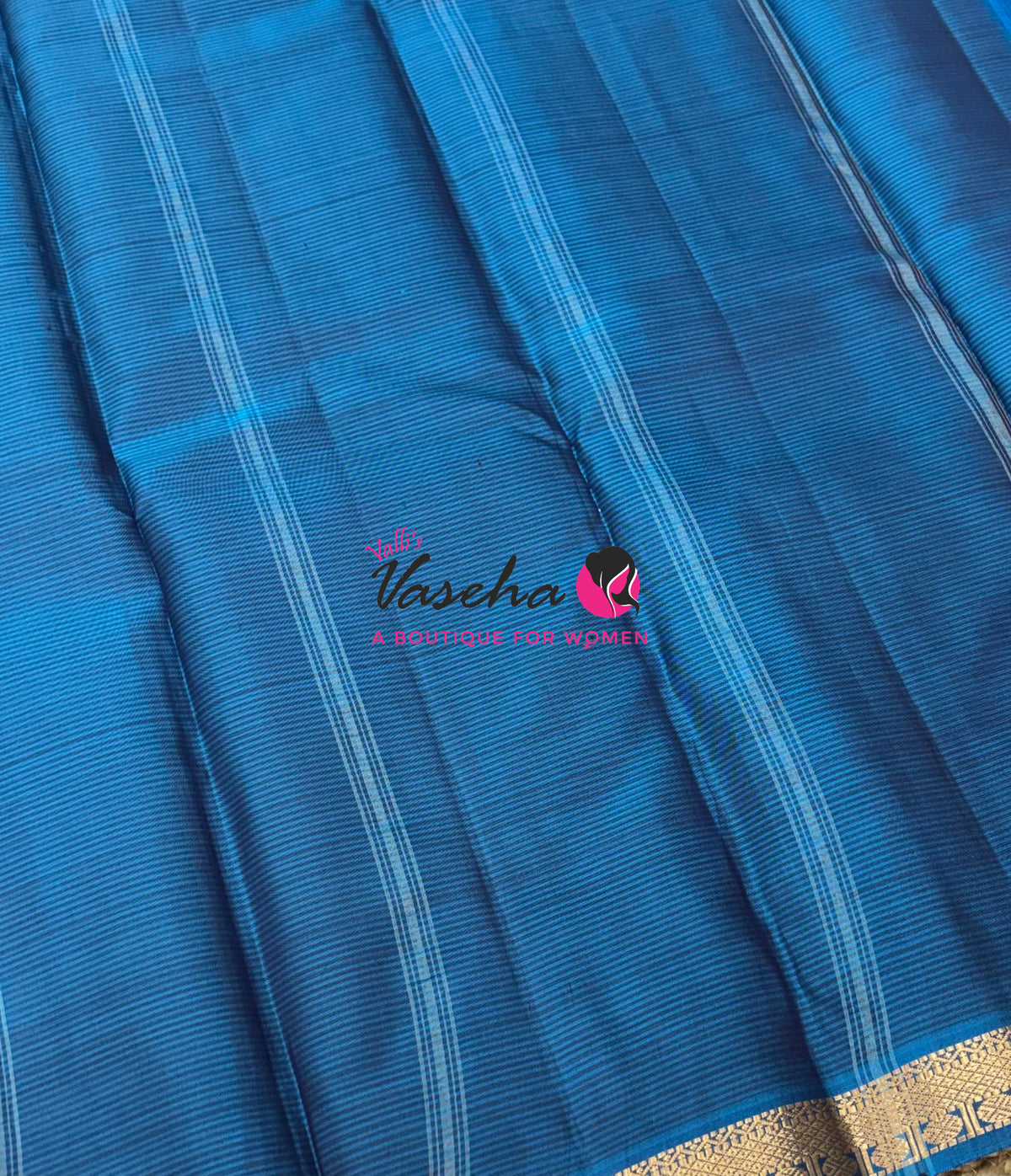 Pure Soft Silk Saree  - Maroon With Blue Combo - VVPSS146