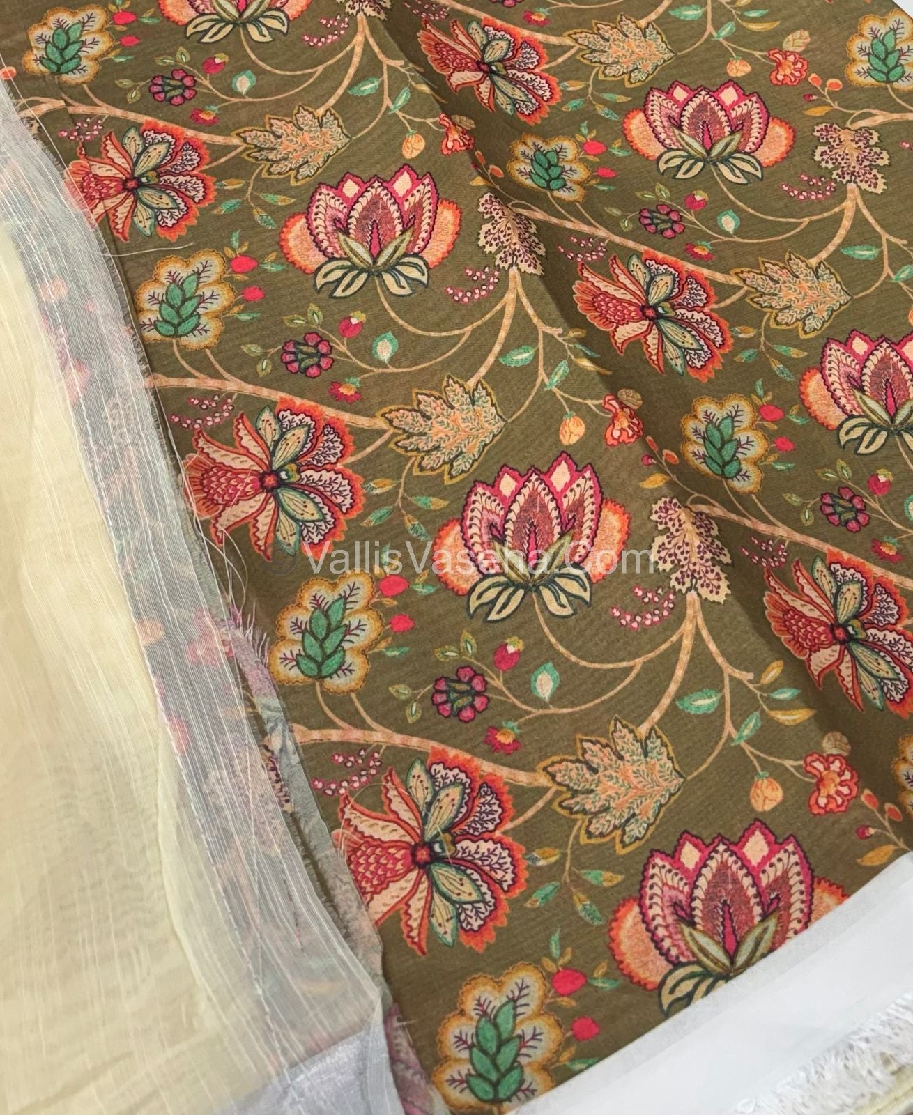 30% less - Offer Saree - Mixed Cotton Saree - VVDS002