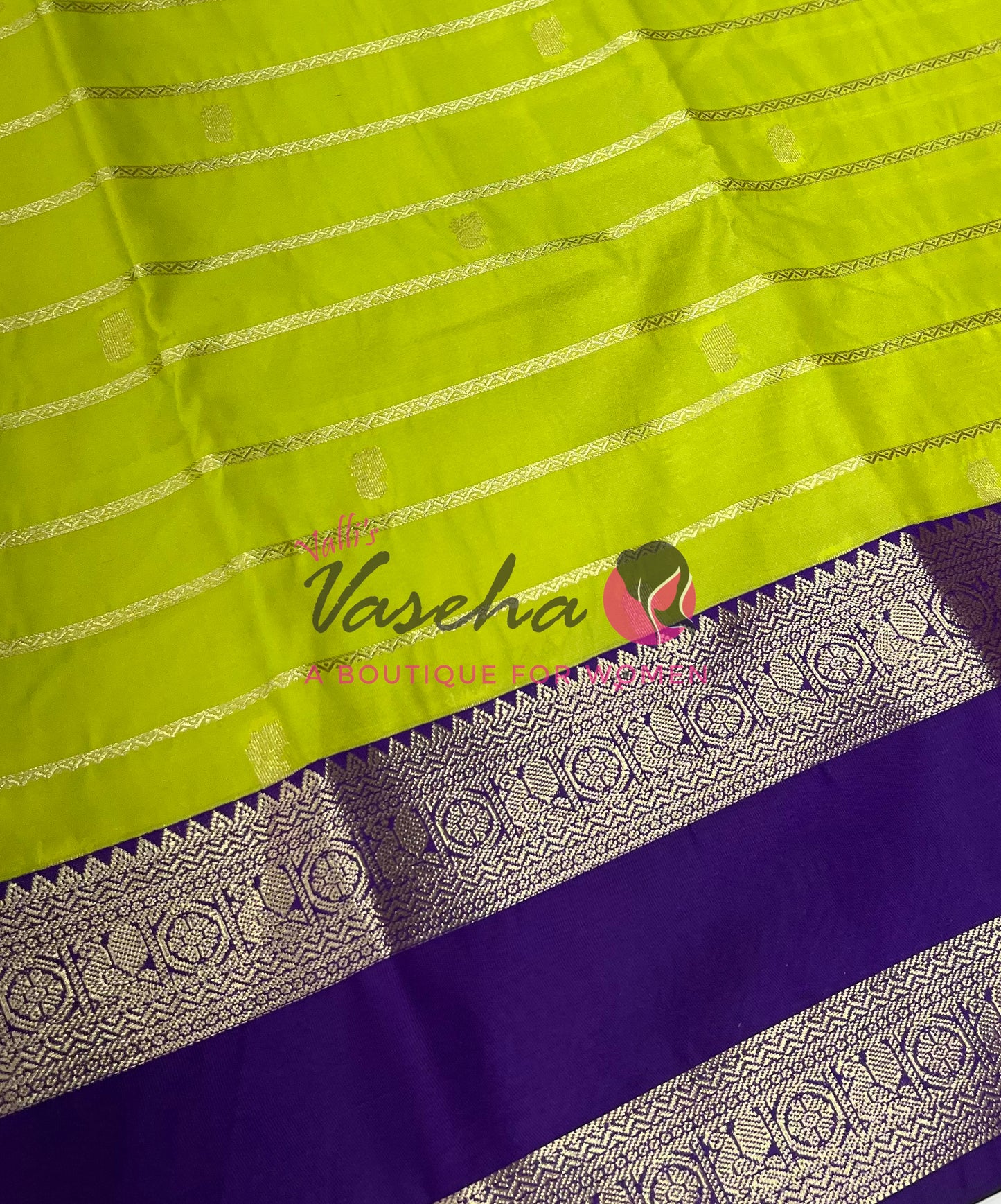 Semi Bridal Kanchi Silk  - Korvai - Premium- VVSKS008