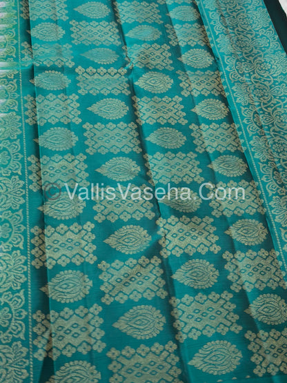 Half Mix - Pure Soft Silk Saree - VVPSS075