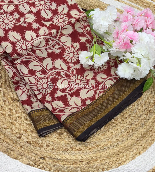 Chennur Silk | Kalamkari Prints | VVCKS006