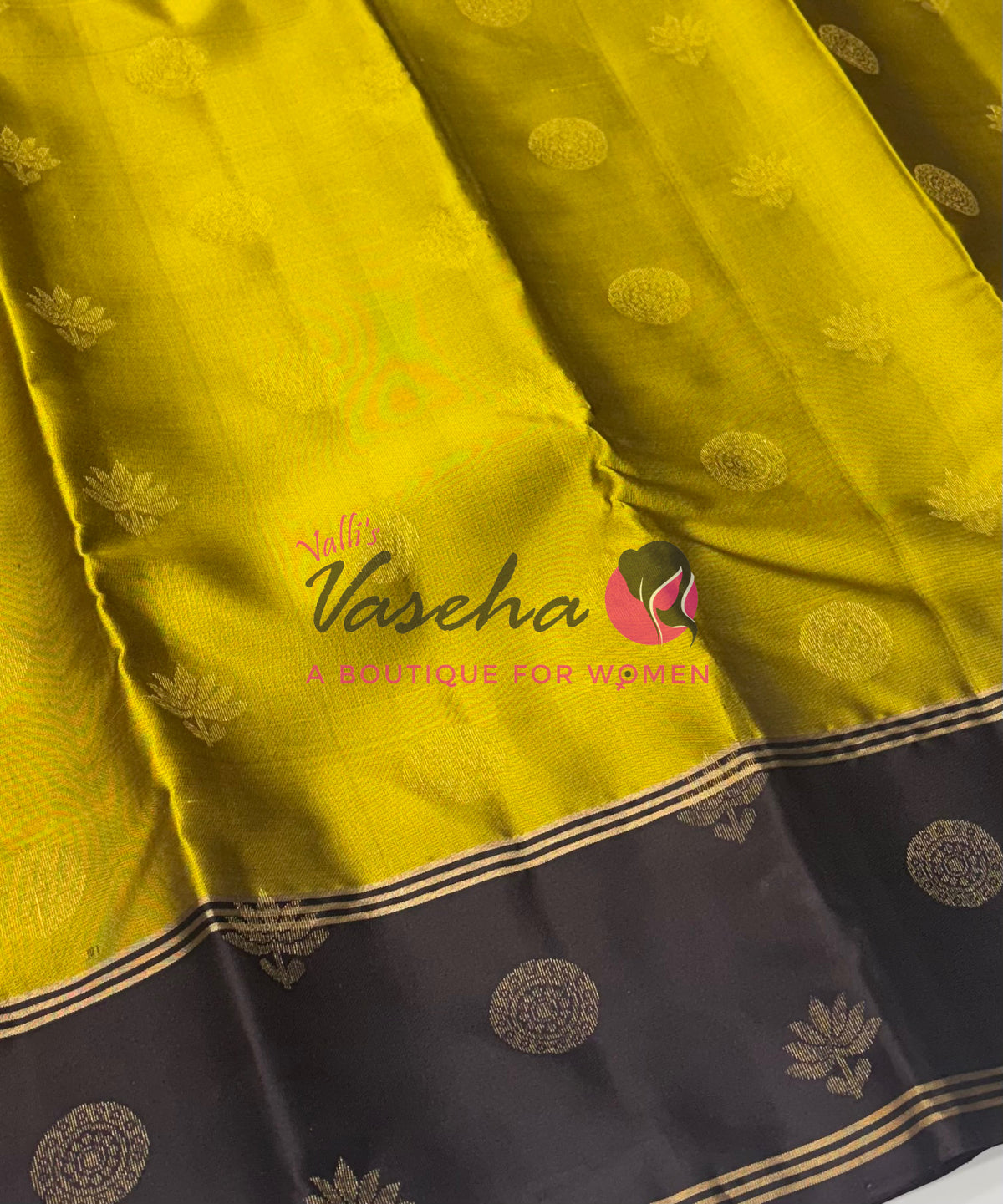 Half Mix - Pure Soft Silk Saree - Long Retta Petta Border with Butta - VVPSS105