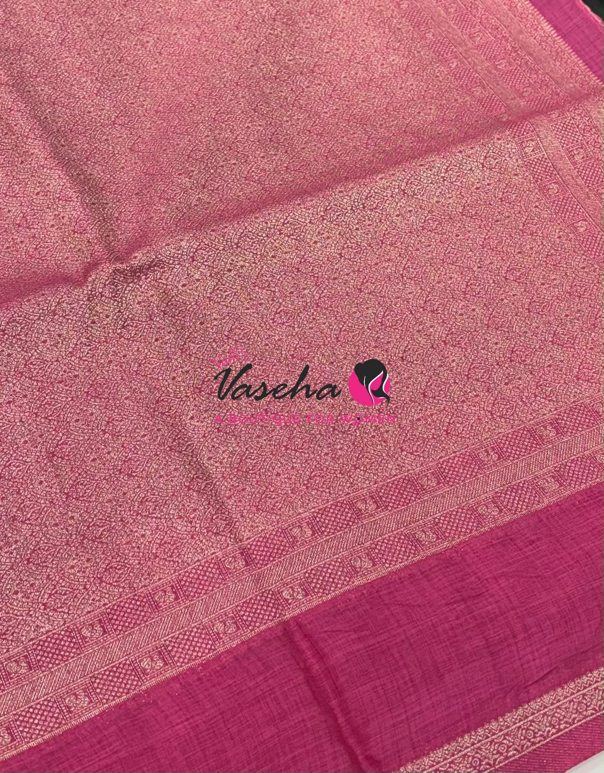 Banarasi - Heritage - Contrast  - Retta Petta border - VVBHS017