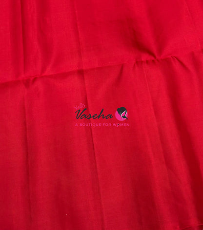 Pure Soft Silk Saree  - Red Shade - VVPSS133