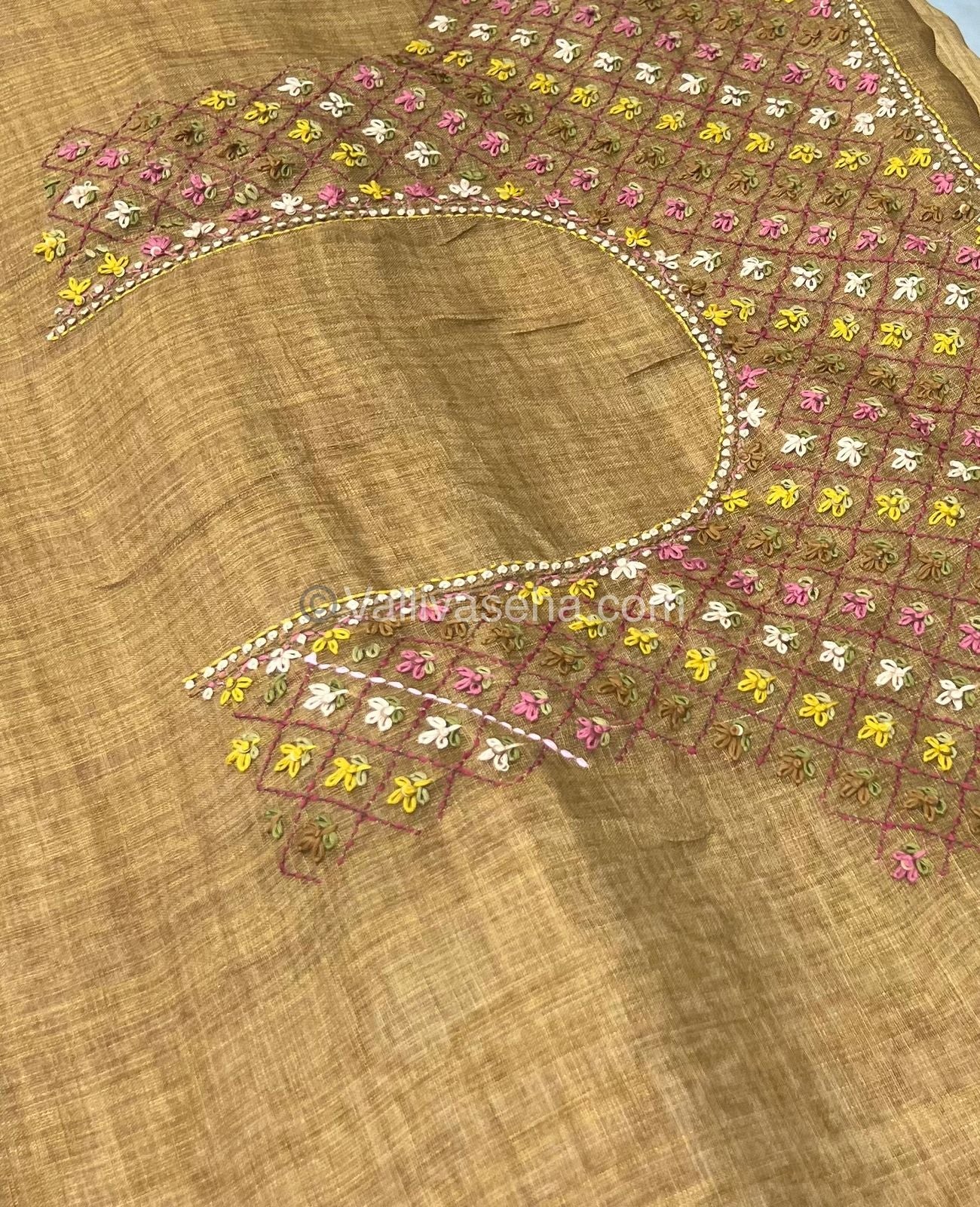 French Knot - Tissue Saree -  VVLFN001