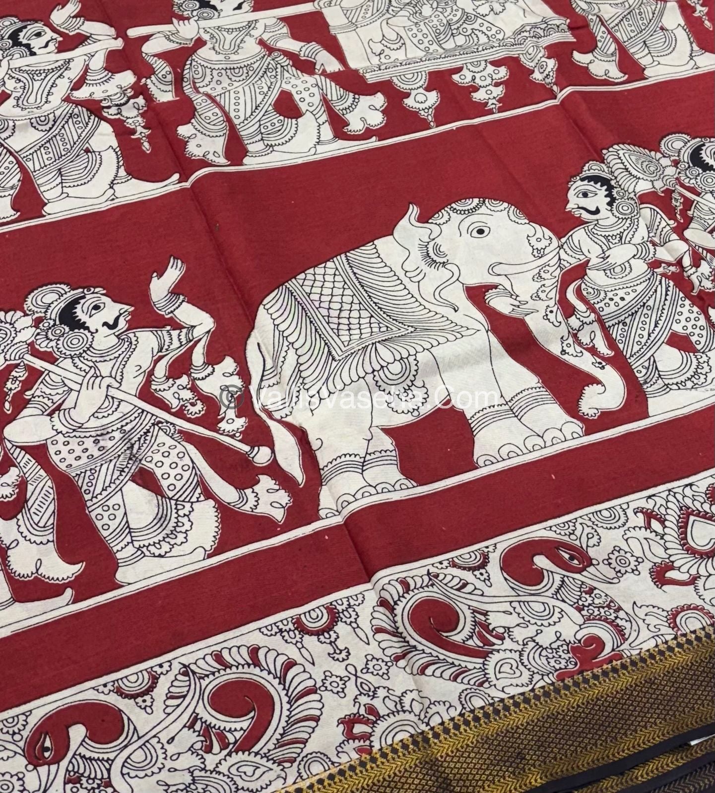 Chennur Silk | Kalamkari Prints | VVCKS006