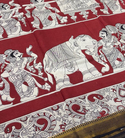Chennur Silk | Kalamkari Prints | VVCKS006