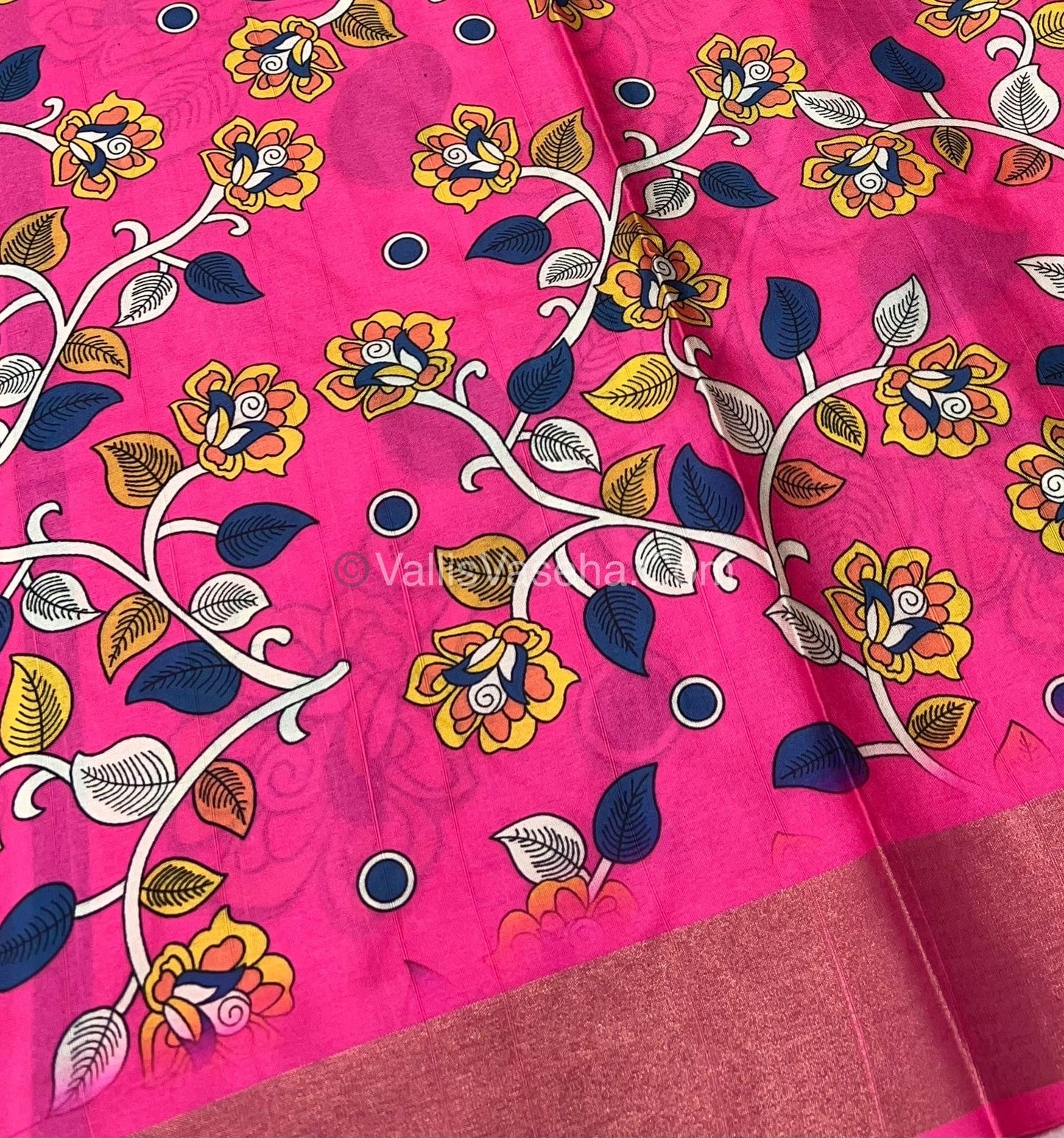 Casual Wear - Fancy Art Silk Tussar Saree - VVFAS001