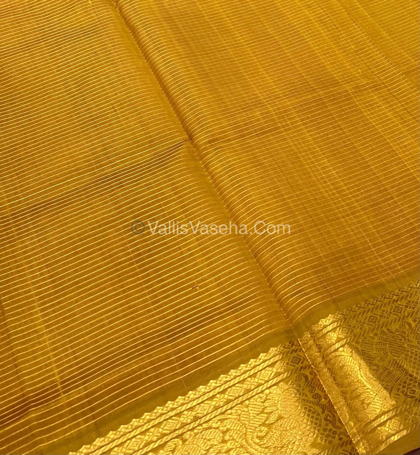 Pure Silk Cotton Sarees - Vairavoosi Lines - Pink & Mustard Yellow- VVPSC005