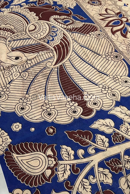 Pure Kalamkari Cotton Saree - VVPKC001