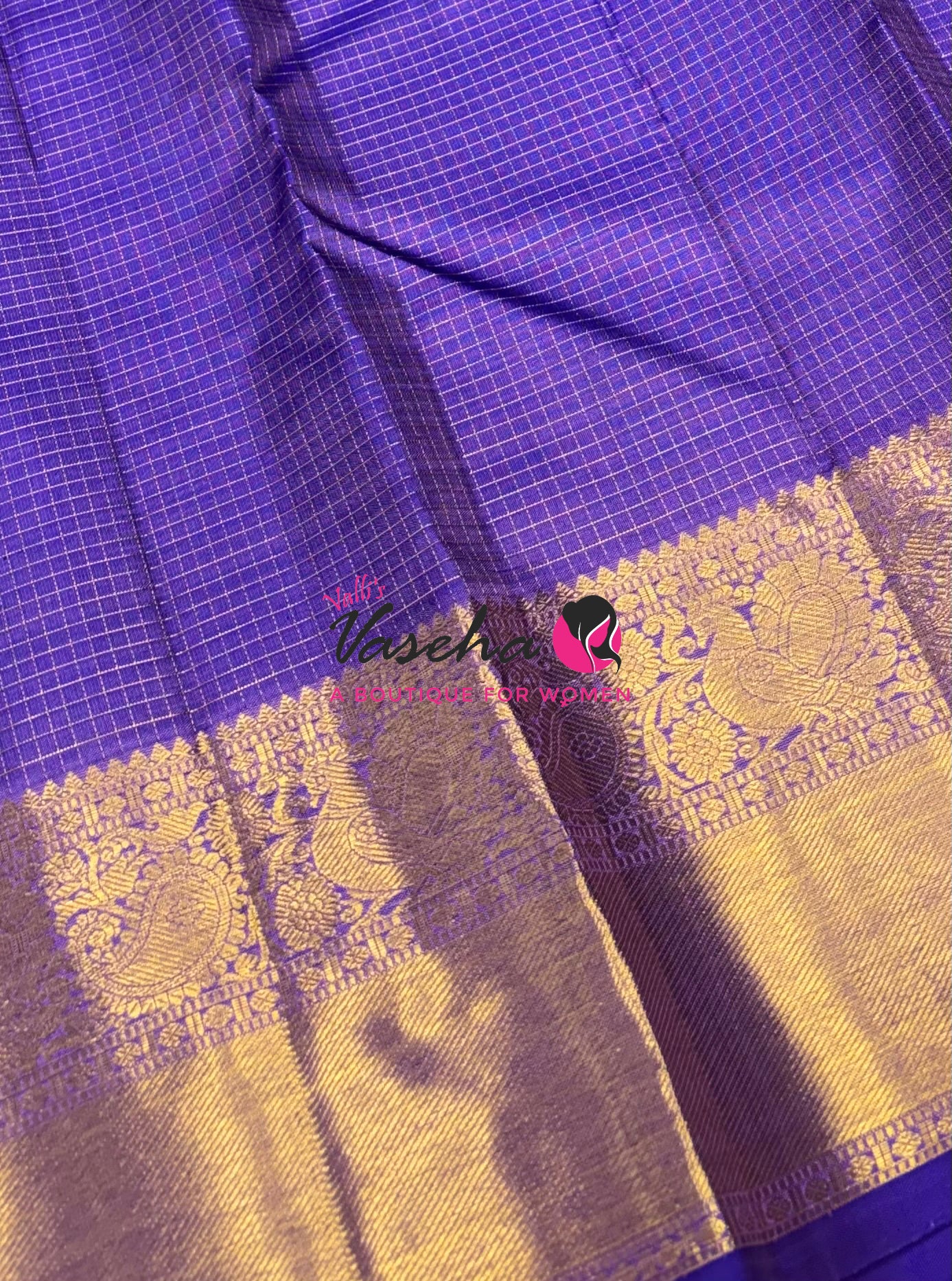 Pure Kanchipuram Silk Saree - Lavender Shade - VVPS040