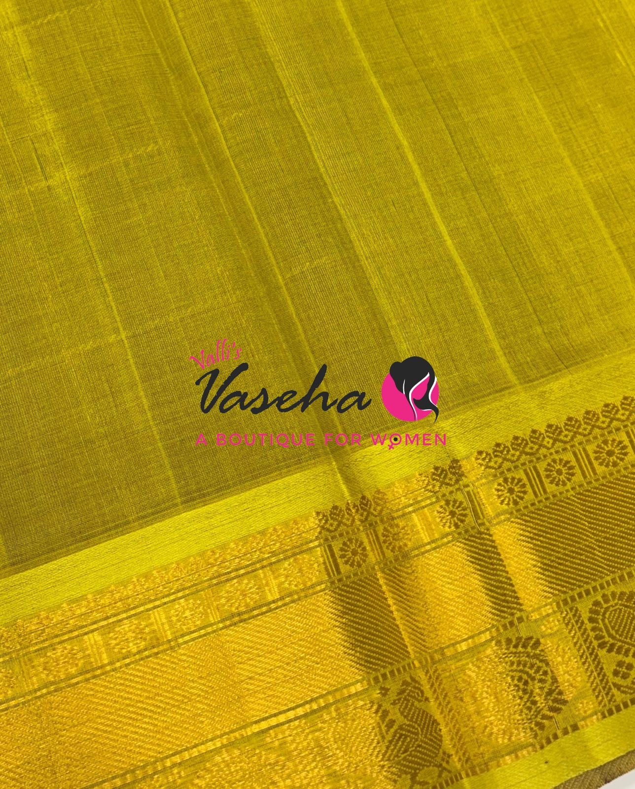 Pure Silk Cotton Saree - Mayil & Chakkaram Design - Purple With Yellow Shade - VVMC001