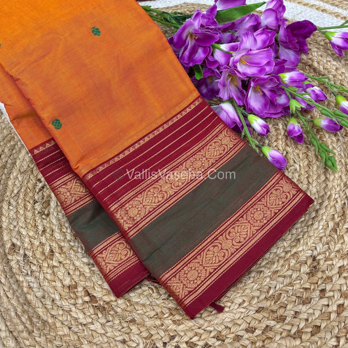 Kanchi Cotton Saree - VVKCS017