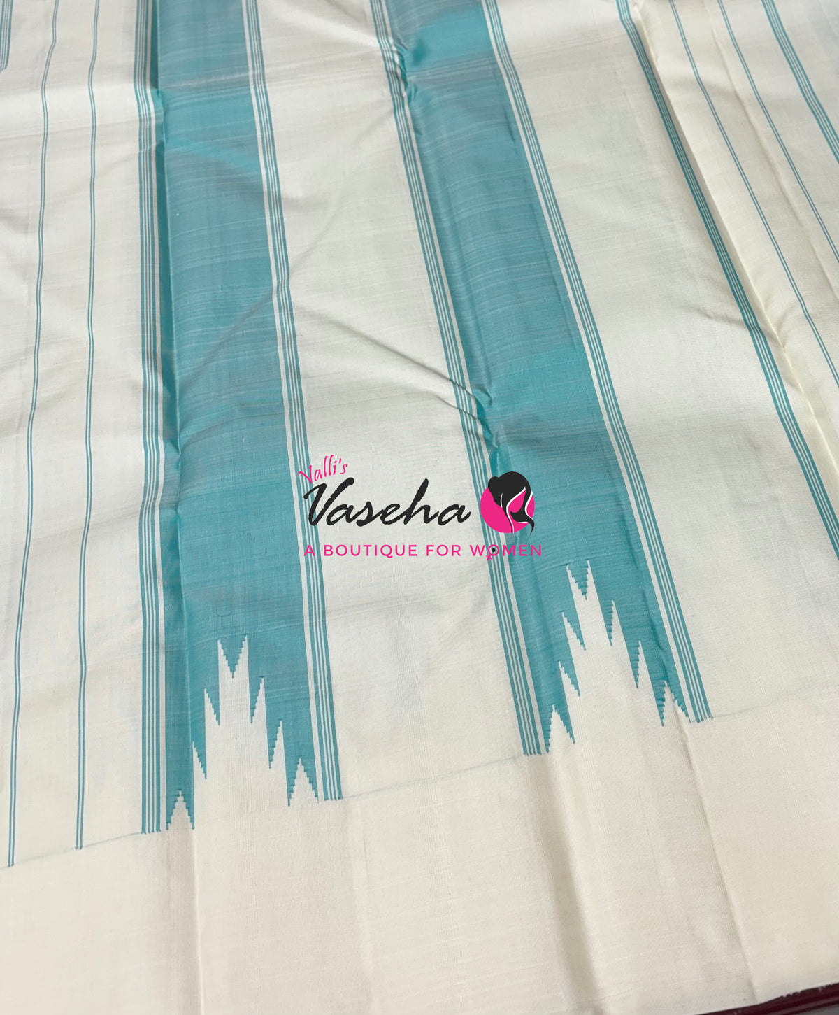 Pure Kanchipuram Silk Saree - Thalampoo - VVPS029