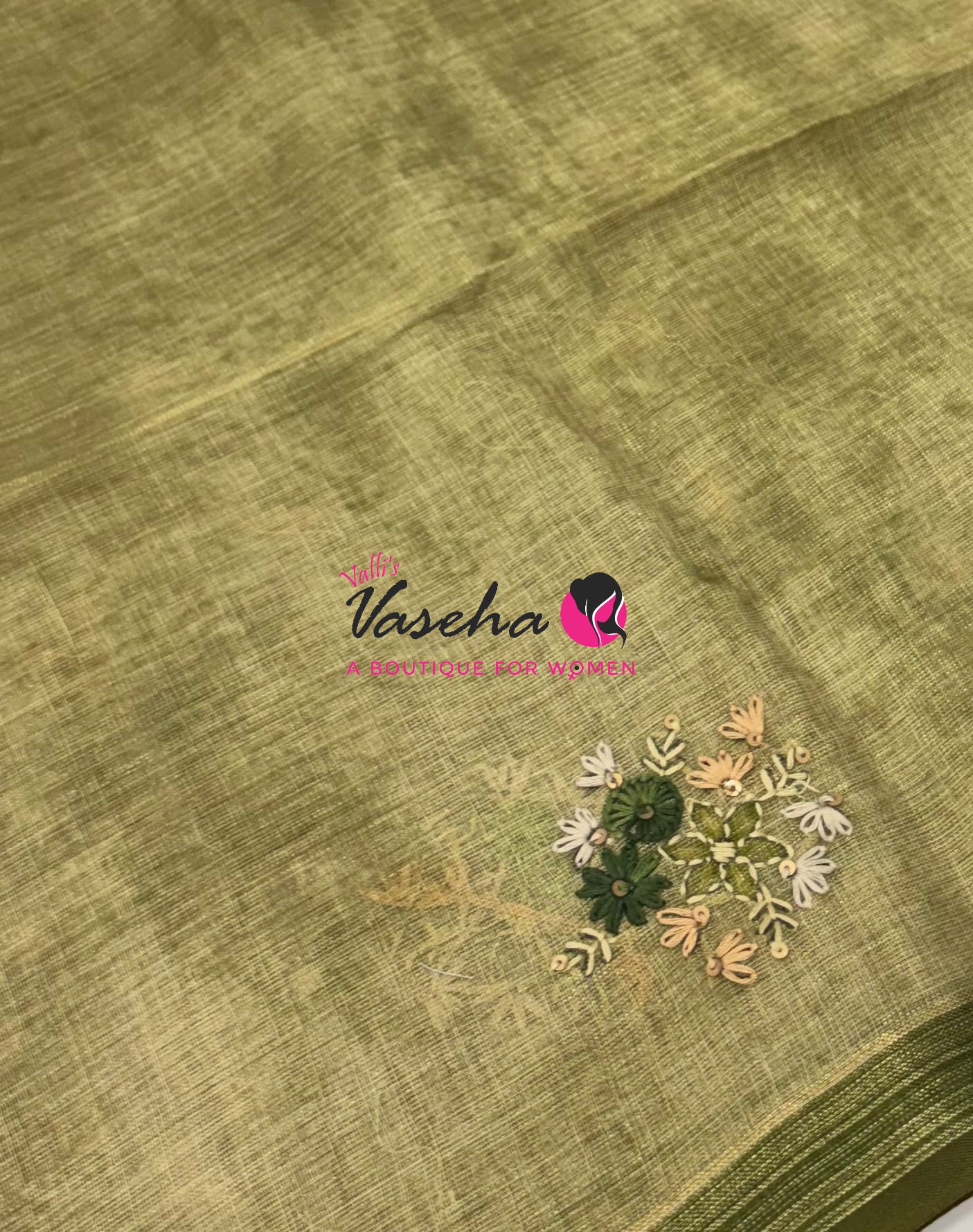 French Knot - Tissue Saree  - VVLFN019