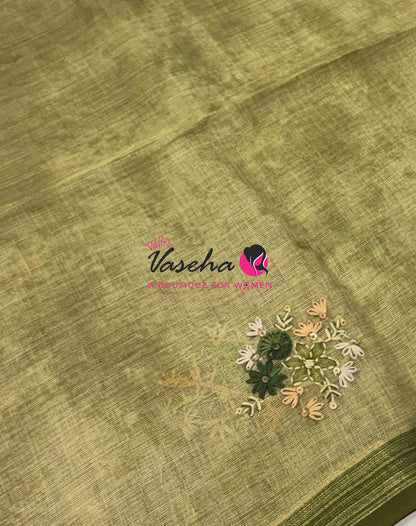 French Knot - Tissue Saree  - VVLFN019