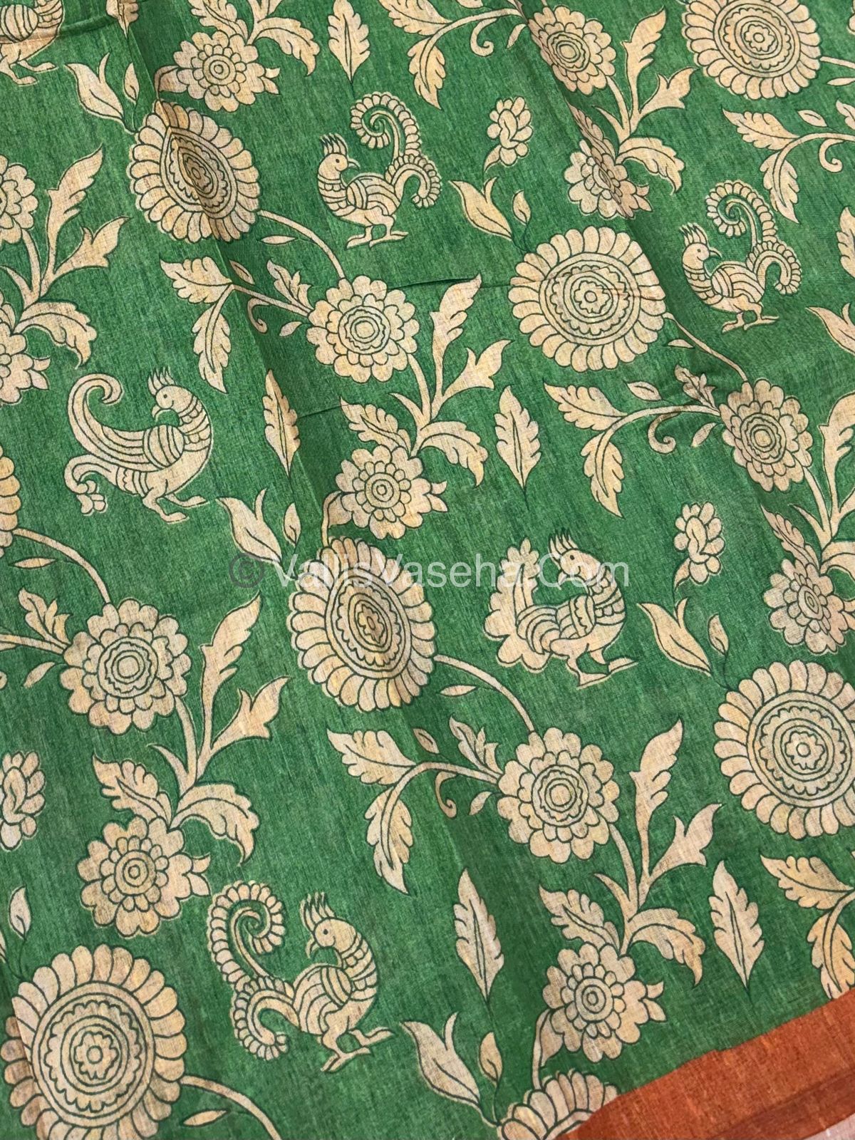 Semi Tussar Silk Saree |VVSTS047