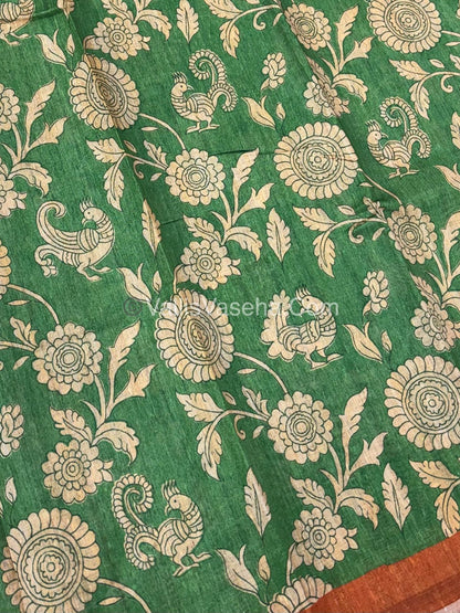 Semi Tussar Silk Saree |VVSTS047