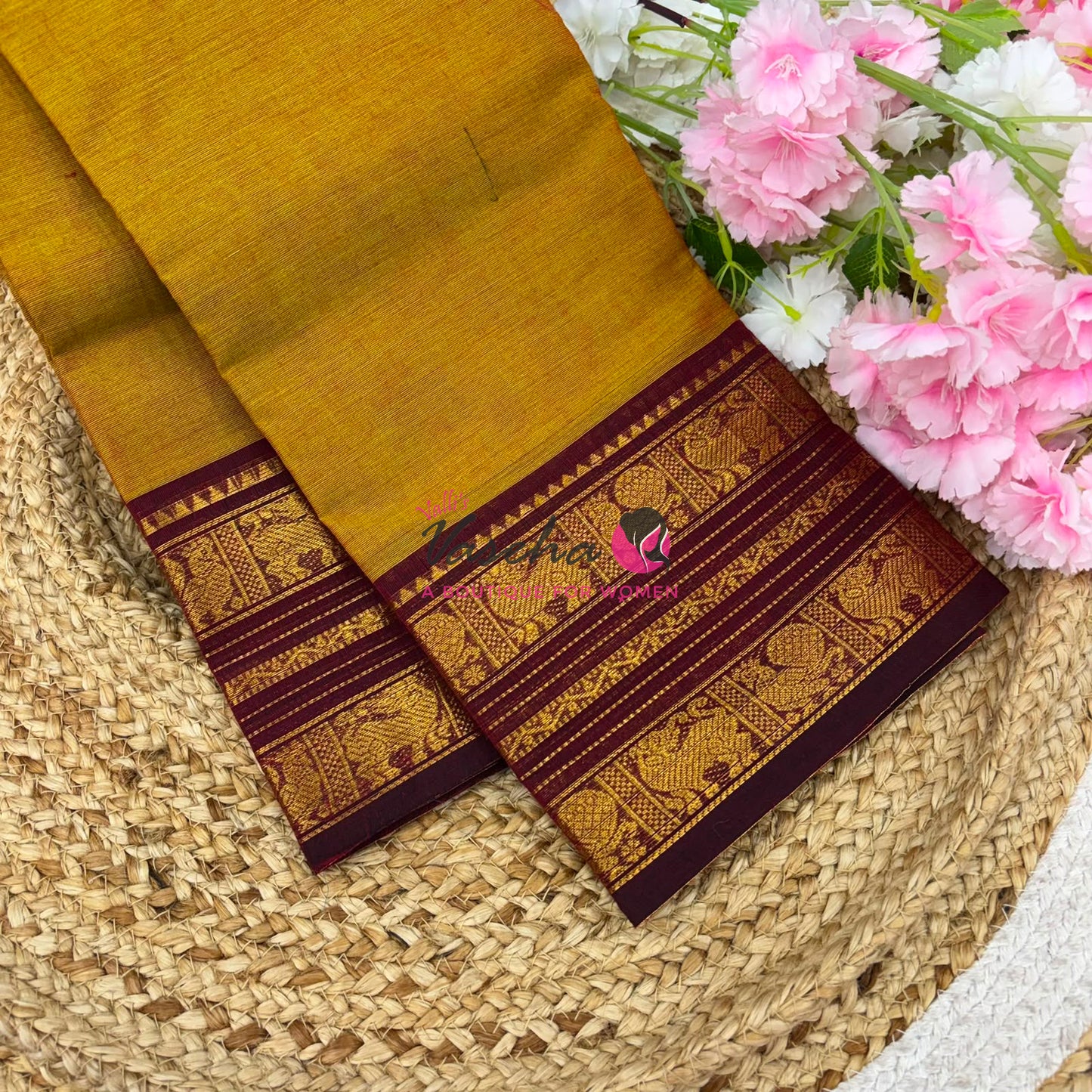 Kanchi Cotton Saree - VVKCS019