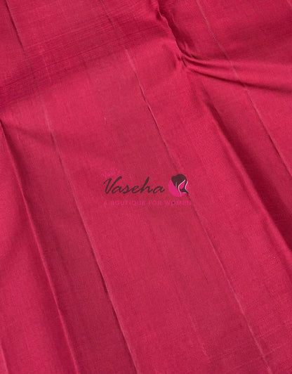 Pure Kanchipuram Silk Saree - Thalampoo - VVPS029