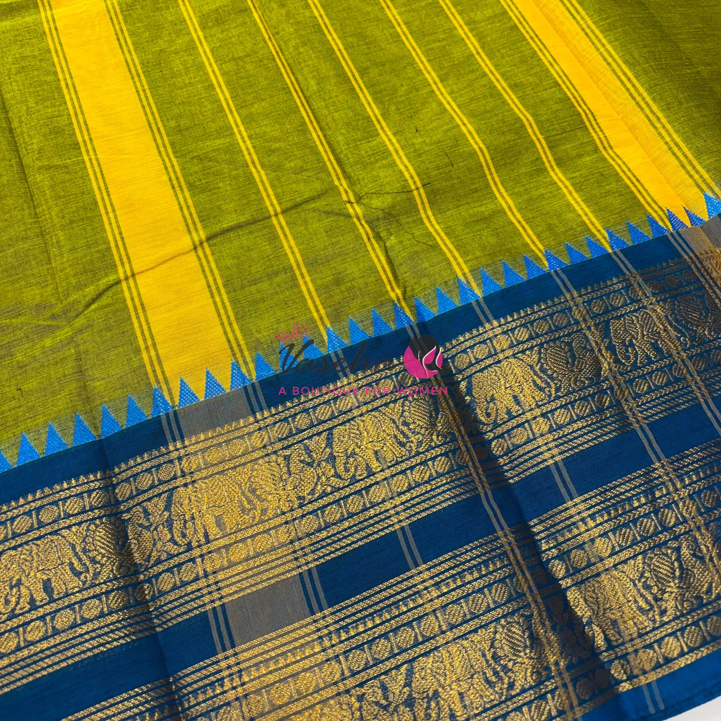 Kanchi Cotton Saree - VVKCS019