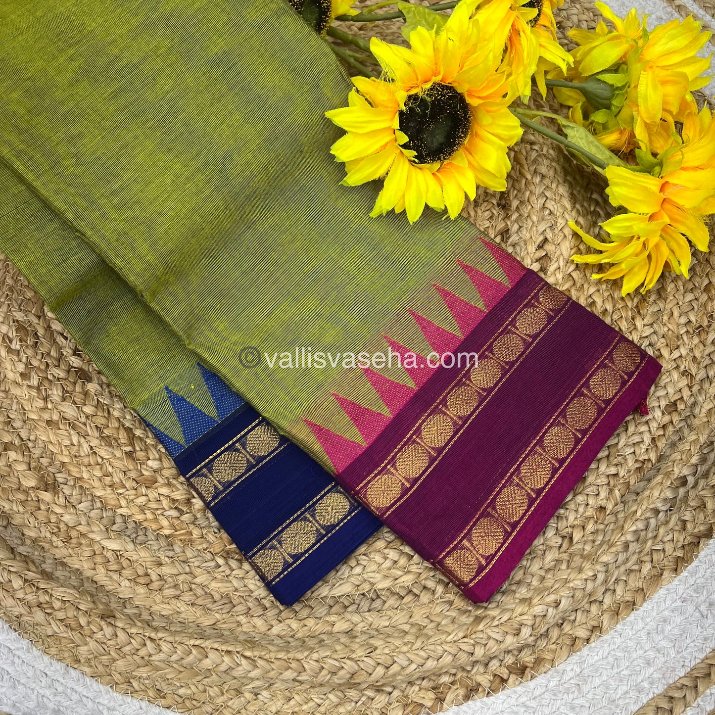 Kanchi Cotton Saree - VVKCS009