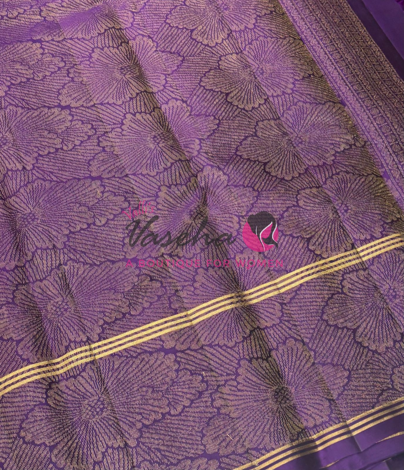 Half Mix - Pure Soft Silk Saree - Long Retta Petta Border with Butta - VVPSS105