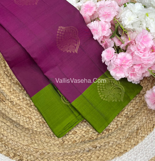 Half Mix - Pure Soft Silk Saree - VVPSS030