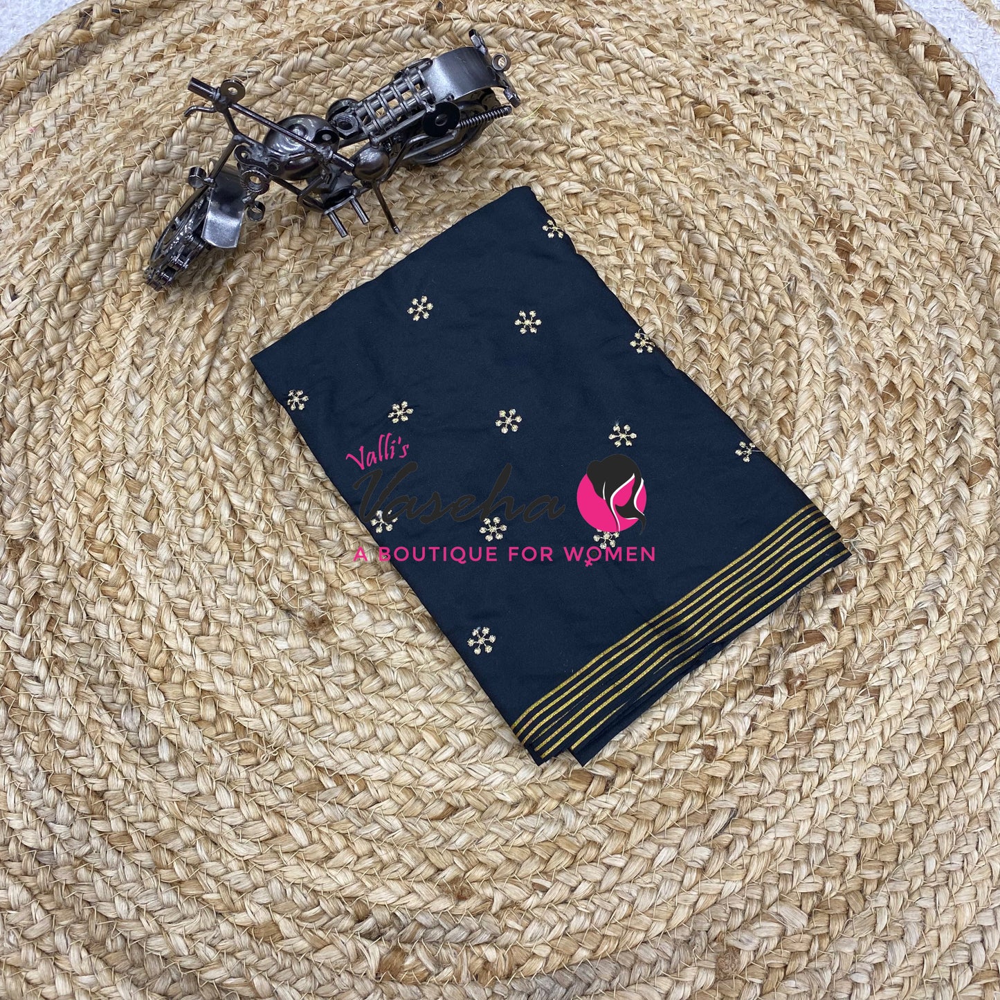 Blouse Bit - Pack Of 10pcs - Assorted-  Semi Silk - 1 mtr - VVBB005