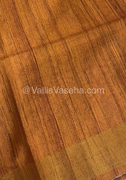 Art Silk / Semi Gicha Tussar Saree  - VVSGT003