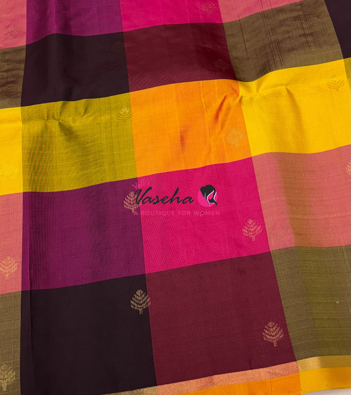 Pure Soft Silk Saree - Partly Pallu -  Half & Half Saree - VVPSS088