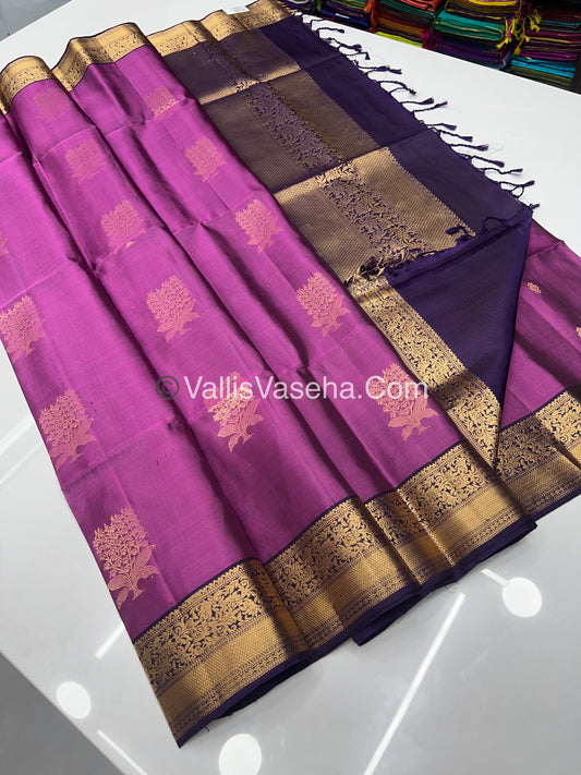 Pure Soft Silk Saree - Kanchi Border - VVPSS033