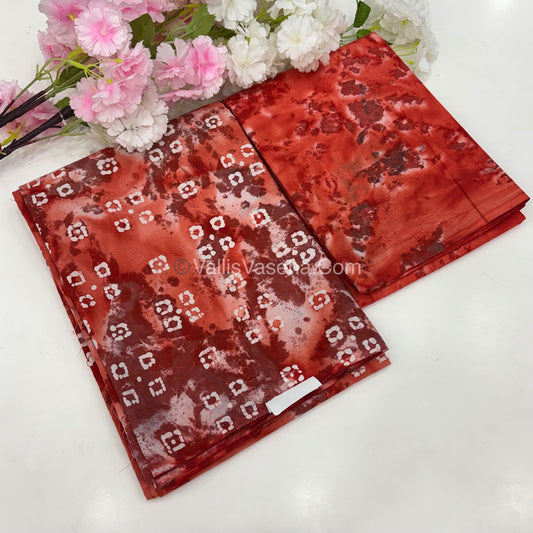 15%less - Offer Unstitched Material - Pure Cotton Material (2pc)- VVDUM002