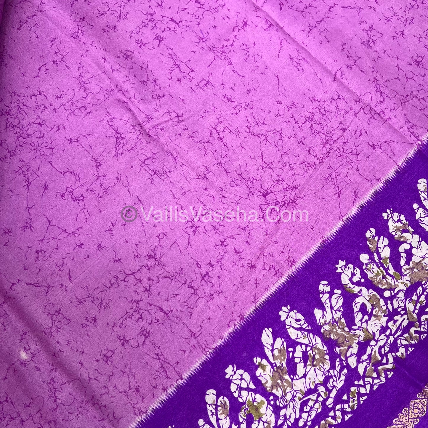 Budget Friendly Sarees - Casual Wear Sarees - Crackle Silk - VVCS002