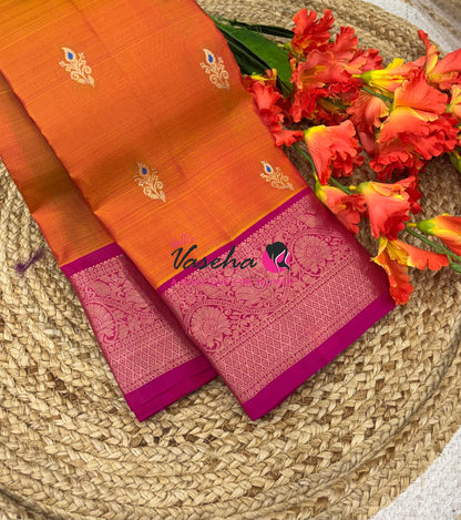 Half Mix - Pure Soft Silk Saree - VVPSS031